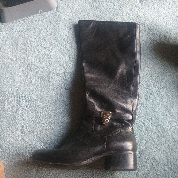 Michael Kors Leather Riding Boots - Picture 1 of 4